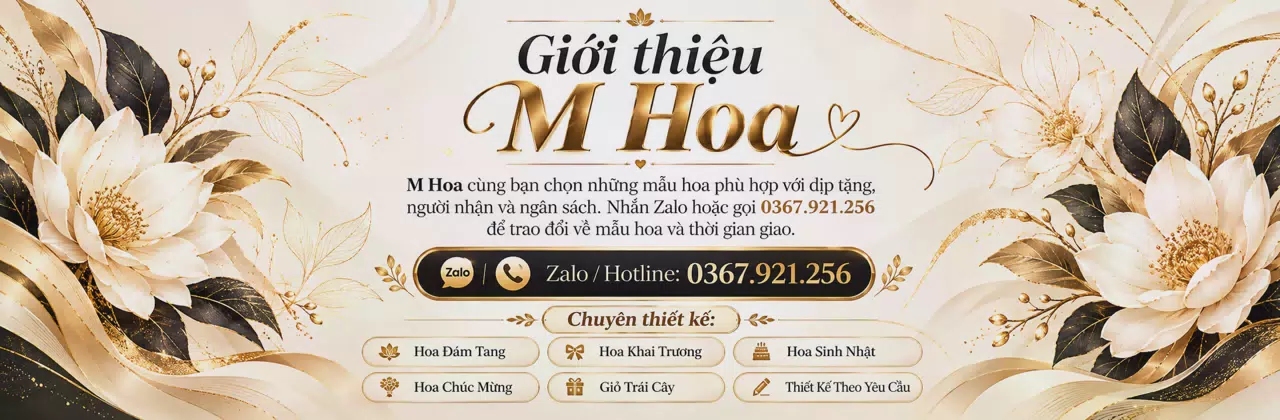 Ảnh bìa Shop hoa tươi Thanh Sơn Phú Thọ - Từ lời nhắn đến món hoa vừa ý